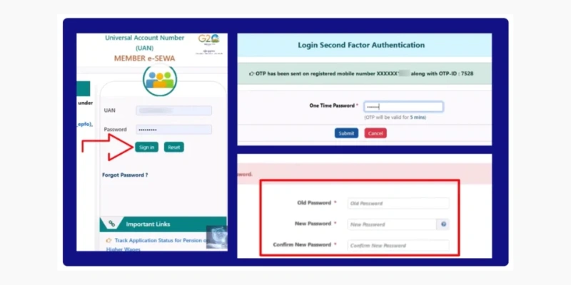 Login and Reset your Password